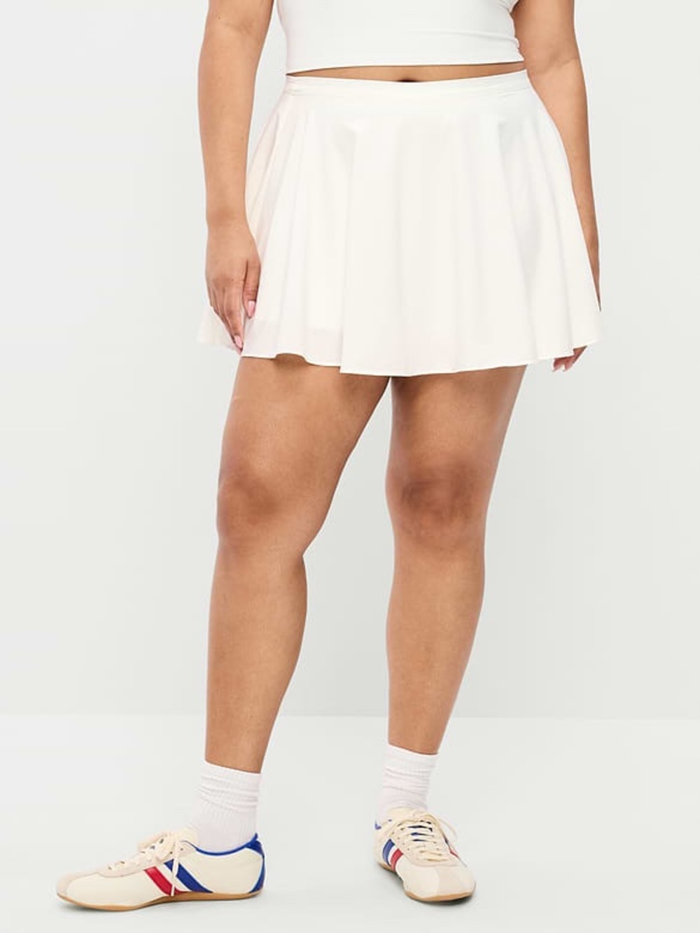 NWT Old Navy Extra High-Waisted Stretch Woven Swing Skort